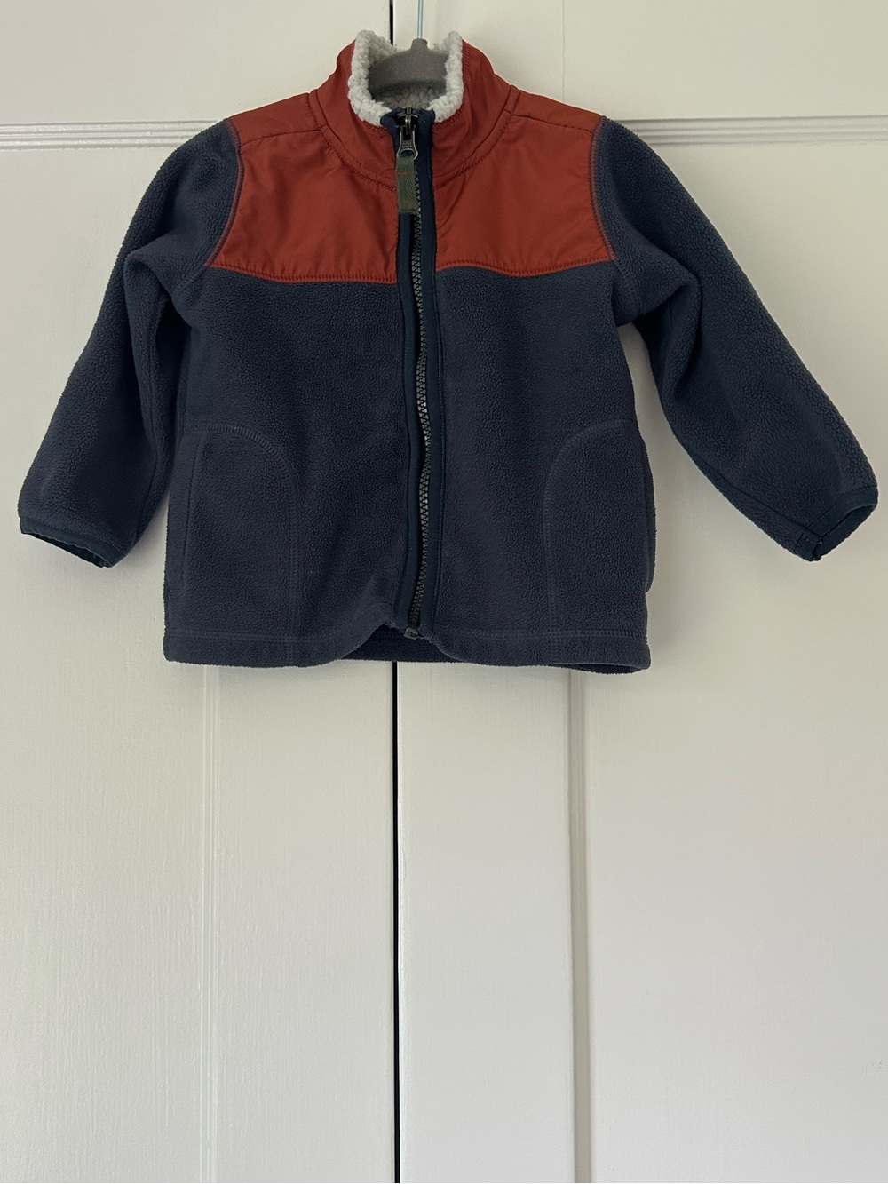 Carter's Toddler Boy's Front Zip-up Fleece Jacket Size 18 Months